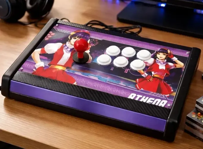 Controle Arcade, Com Placa Brook Universal, para Ps4/3, Pc, Xbox, Nintendo. Tudo Sanwa.