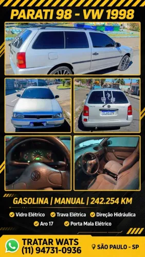 Volkswagen Parati C 1.6/ CL 1.6 MI 2P E 4P 1997