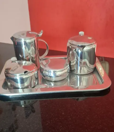 Conjunto de chá e café aço inox