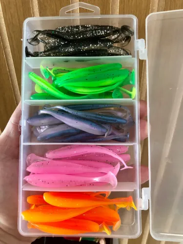 Isca artificial shad 07 cm caixa 50 unid