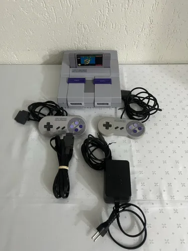 Super Nintendo tdo Original Com Mario World 
