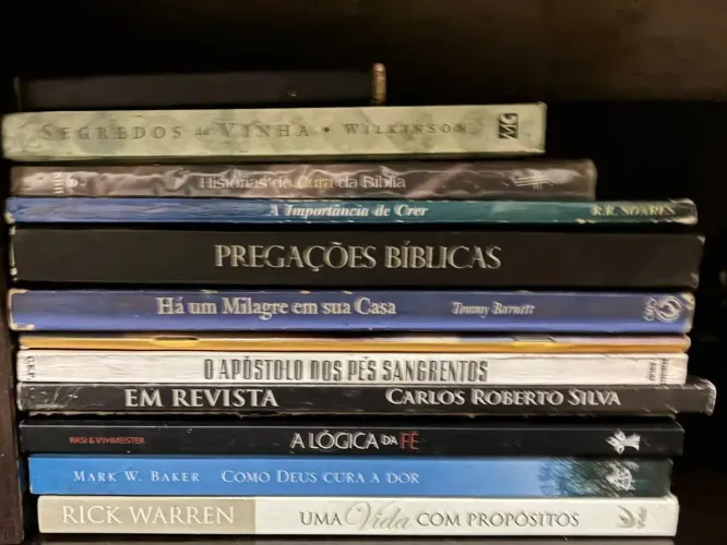 Lote 13 Livros Cristaos Evangelicos e Teologia Rick Warren e Bruce Wilkinson