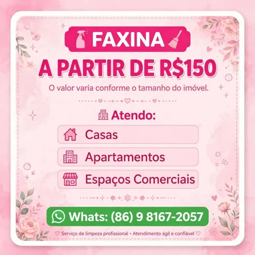 Faxina/Diarista/Babá
