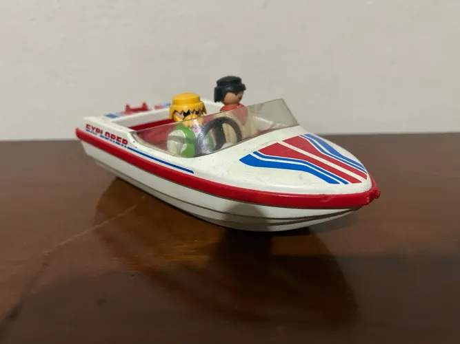 Lancha Playmobil Antiga