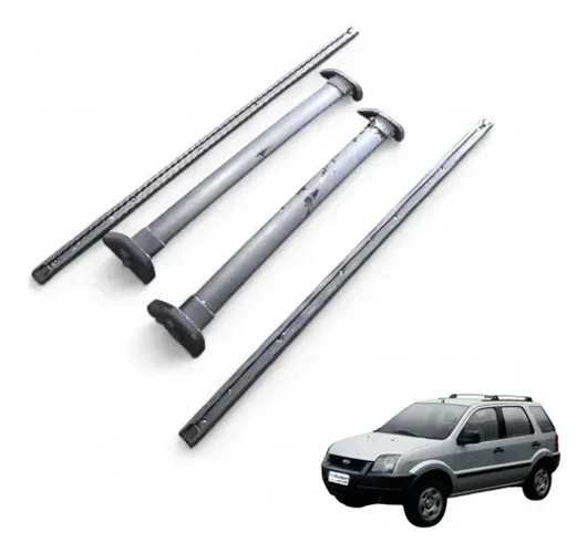 Par Rack Teto Ford Ecosport 2006 Preto