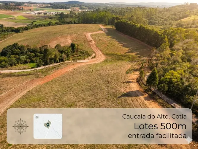 Lotes à venda 500m² em Caucaia do Alto -Cotia SP!