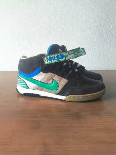 nike 6.0 air mogan mid original raro, vintage, estilo retrô bmx/skate