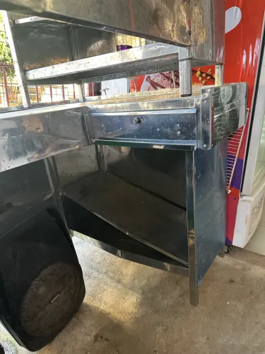 Balcão para caixa supermercado