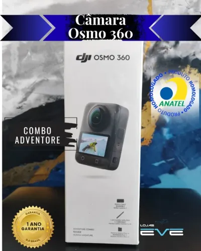 Câmera de Ação DJI Osmo 360 Adventure Combo BR - DJI215 Promoção