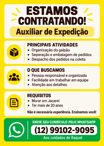 Auxiliar de Expedição