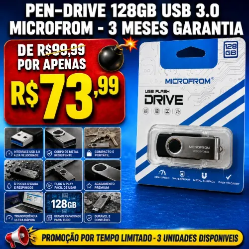 Pen-drive 128GB USB 3.0 Microfrom
