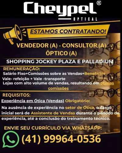 Consultor(a) Ótico