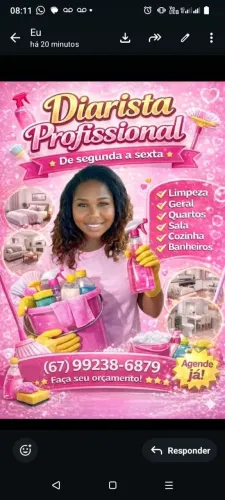Diarista / faxineira Joyce Silva