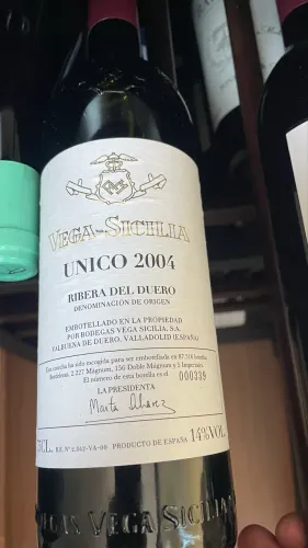 Vinho Vega Sicília único 2004