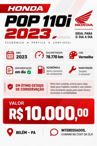 Honda Pop 110i 2023