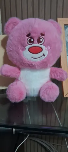 Pelúcia ursinho rosa