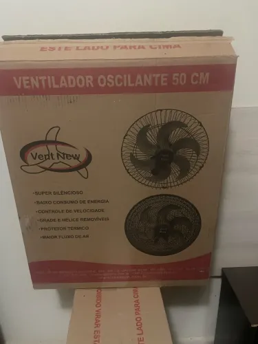 Ventilador de parede 60 cm vent new 
