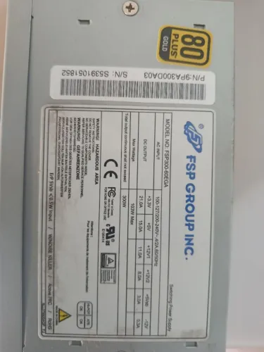 Fonte 300w 80 Plus gold