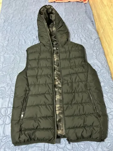 Colete Puffer Clock House C&A Tam M - Verde Militar - Novo