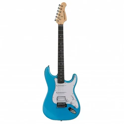 Guitarra Rockdale Stars Metallic Blue Stratocaster HSS Regulada Nova