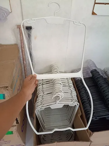 Cabide silhueta branca novos 14,00un atacado