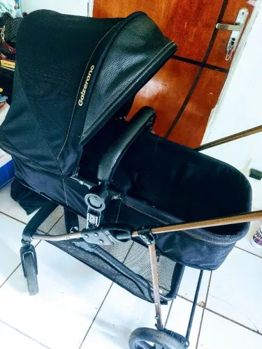 Carrinho Moisés 3 em 1 bebe conforto acopla no carrinho, Galzerano, bom Estado 