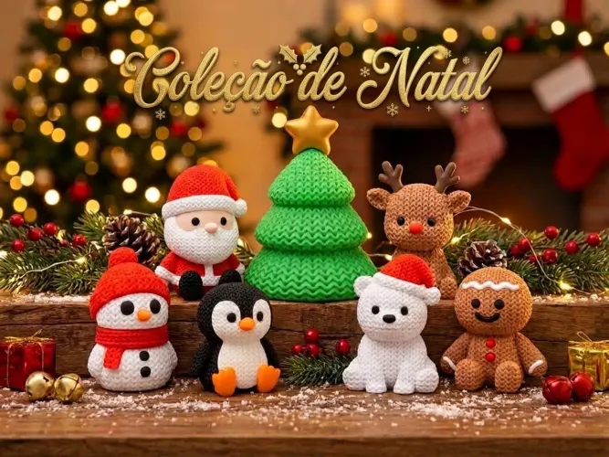 Kit natalino impressão 3D