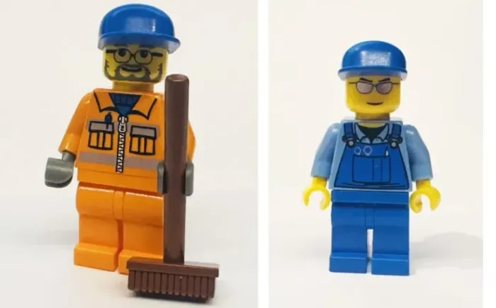 2 minifiguras lego originais dos sets 7687 e 7633