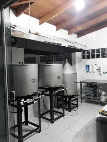 Equipamento de cervejaria