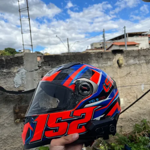 Capacete LS2 Ff358 veloxer laranja