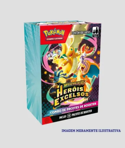 Booster bundle heróis excelsos novo/lacrado