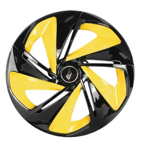 Calota Esportiva Aro 14 Elitte Universal linha Velox Elitte amarelo