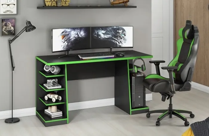 Sala quarto escritório mesa gamer