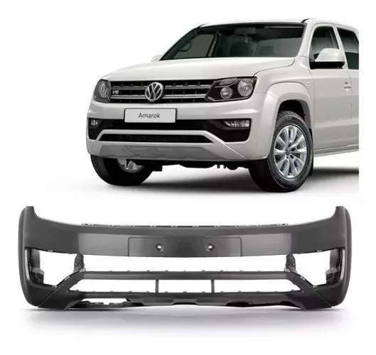 Parachoque Dianteiro Volkswagen Amarok 2017 - Preto Liso - TYG