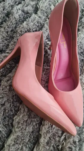 Scarpin rosa bebê