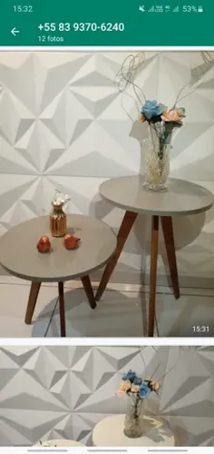 Conjunto de mesa de canto 