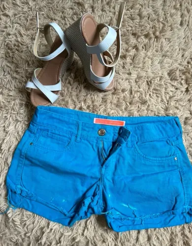 Bermuda azul royal COLCCI original