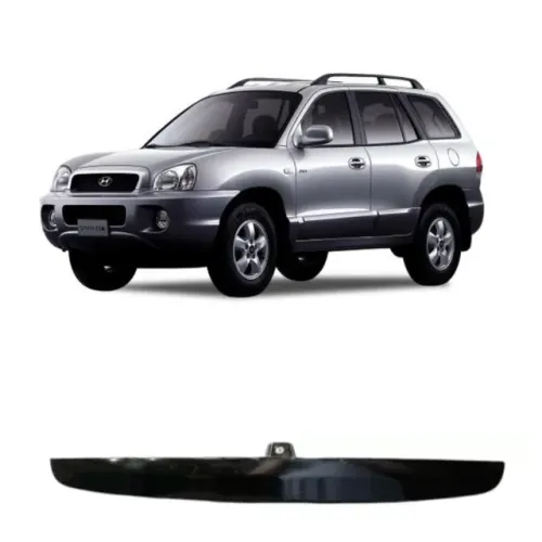 Moldura Preto Tampa Traseira Hyundai Santa Fe 2006 a 2013