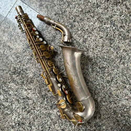 Sax Alto Conn 6m Lady Face/ Naked Lady Prata Original 1947