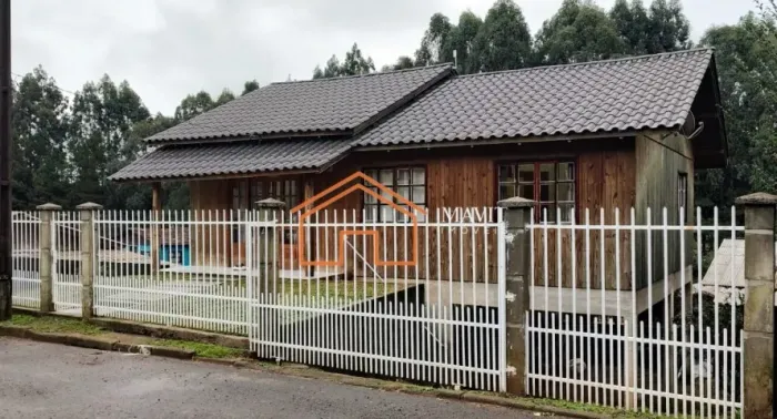 Casa Mista 75m² com porão e 3 dormitórios em Cerro Negro/SC - Aceita Permuta