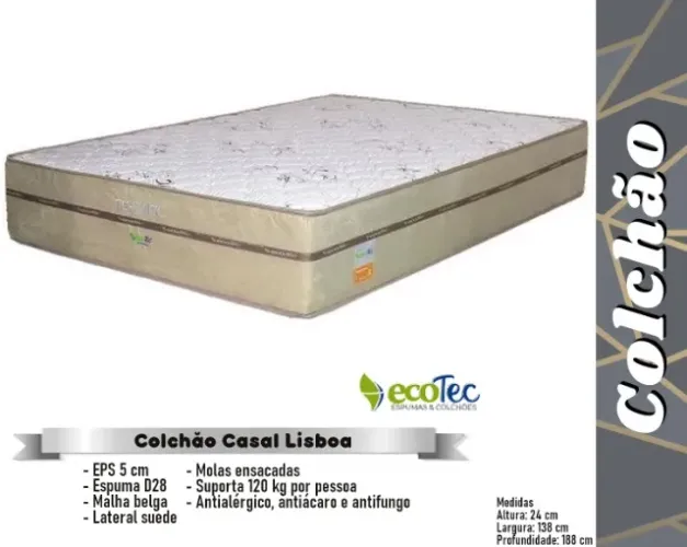 quarto cama colchao casal molas