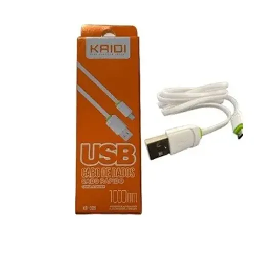 Cabo Carregador Original Kaidi 1m Kd-305 Kd-306 Kd-tc30 V8 Tiype-c Ios