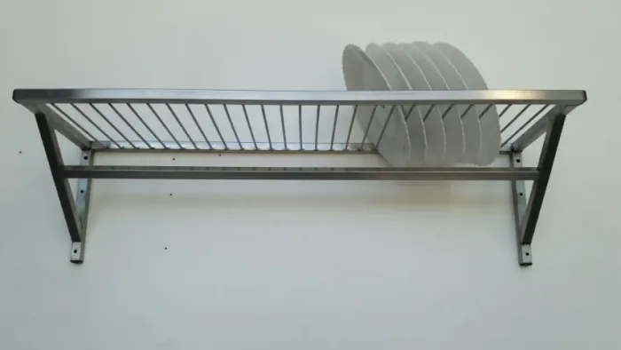 Escorredor de pratos modelo industrial - novo em inox