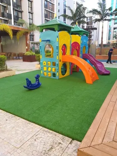 Grama sintética 12 milimitros instalada 