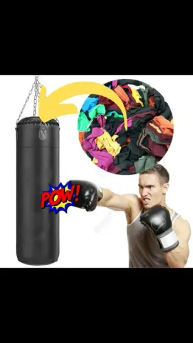 Retalhos para enchimento de saco de boxe