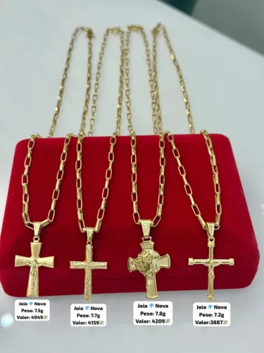 Corrente de ouro 18k Novas Exclusivas | Certificado de garantia | Loja física