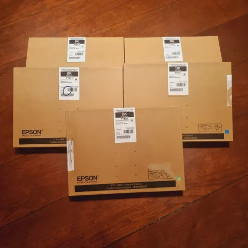 Bolsa Tinta Epson Original T12C120AL T12C1 Preto WF-M5399 M5899 T12C