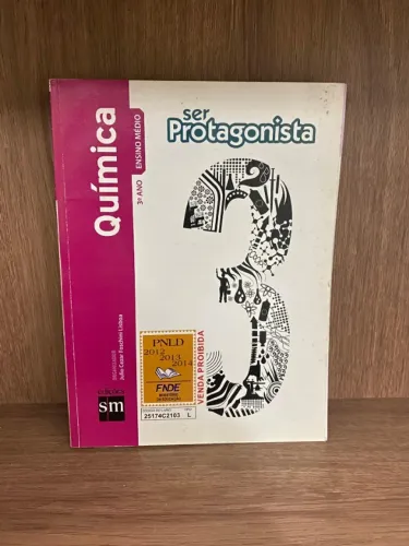 Livro Ser Protagonista Química - Ensino Médio 3 Ano - Julio Cezar (Usado)