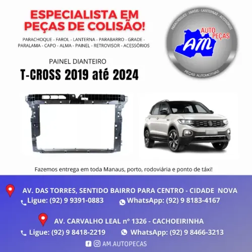 painel frontal TCROSS