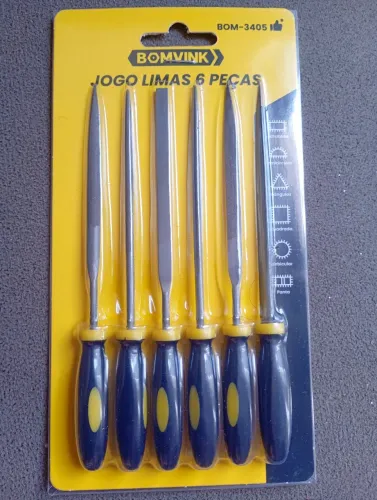 Jogo Lima 6 Peças Ferramentas- Novo 